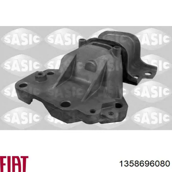 Soporte izquierdo del motor 1358696080 Fiat/Alfa/Lancia