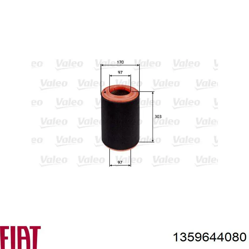 El filtro de aire Fiat/Alfa/Lancia 1359644080 precio, desde 24,26 EUR