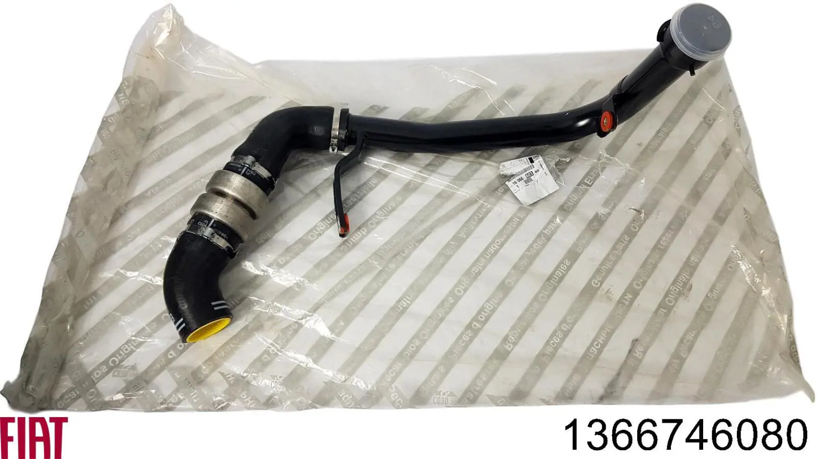 1366746080 Fiat/Alfa/Lancia tubo flexible de aire de sobrealimentación izquierdo