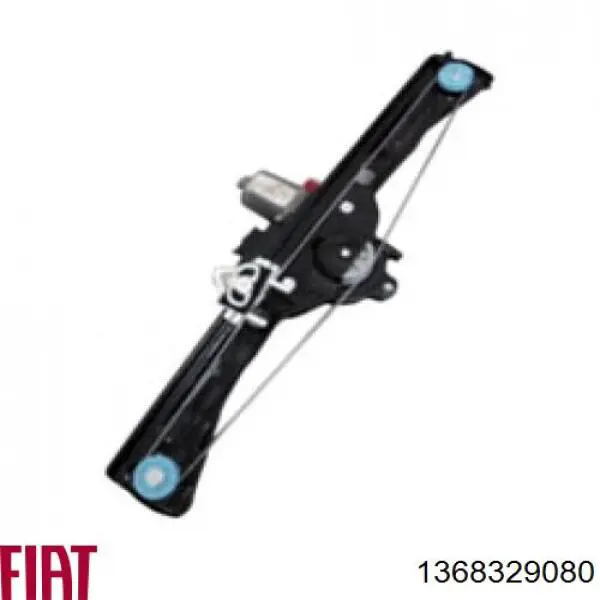 1368329080 Fiat/Alfa/Lancia Mecanismo levanta, puerta delantera derecha