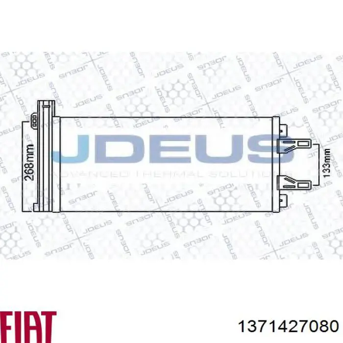 1371427080 Fiat/Alfa/Lancia condensador aire acondicionado