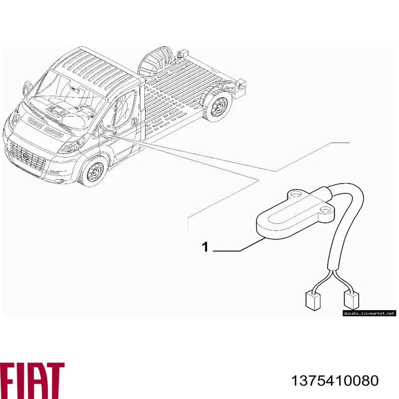 Sensor, temperaura exterior para Fiat Ducato (250)