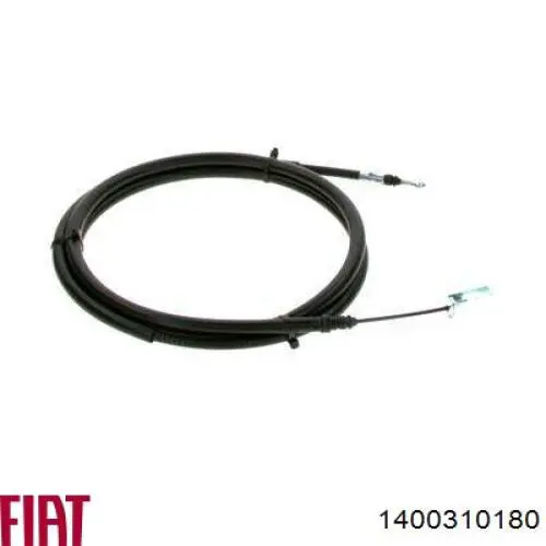 1400310180 Peugeot/Citroen cable de freno de mano trasero derecho