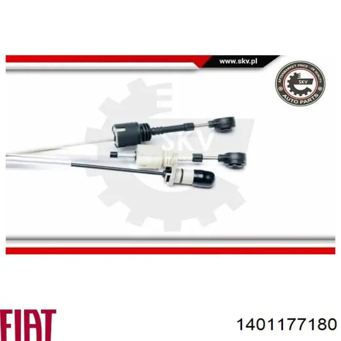 Cable de accionamiento de caja de cambios Fiat/Alfa/Lancia 1401177180 precio, desde 102,17 EUR