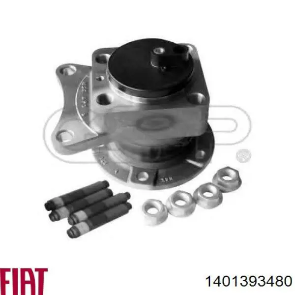 Cubo de rueda trasero 1401393480 Fiat/Alfa/Lancia