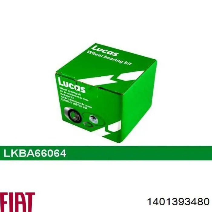 1401393480 Fiat/Alfa/Lancia Buje de rueda trasero