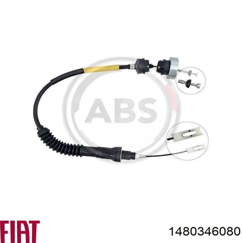 1480346080 Fiat/Alfa/Lancia Cable de accionamiento del embrague