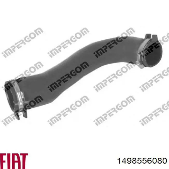 1498556080 Fiat/Alfa/Lancia tubo flexible de aire de sobrealimentación inferior