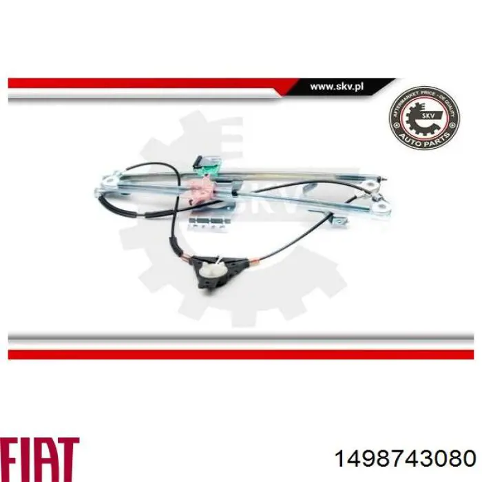 Mecanismo de elevalunas, puerta delantera derecha Peugeot Expert VF