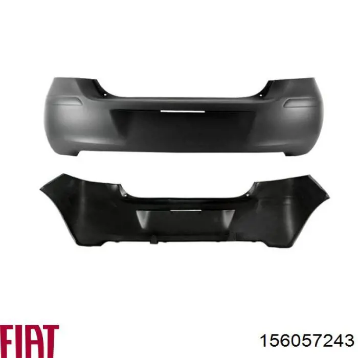 Paragolpes trasero Fiat/Alfa/Lancia 156057243