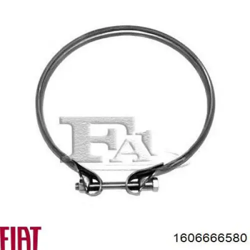 Abrazadera delantera del silenciador Fiat/Alfa/Lancia 1606666580 precio, desde 24,43 EUR