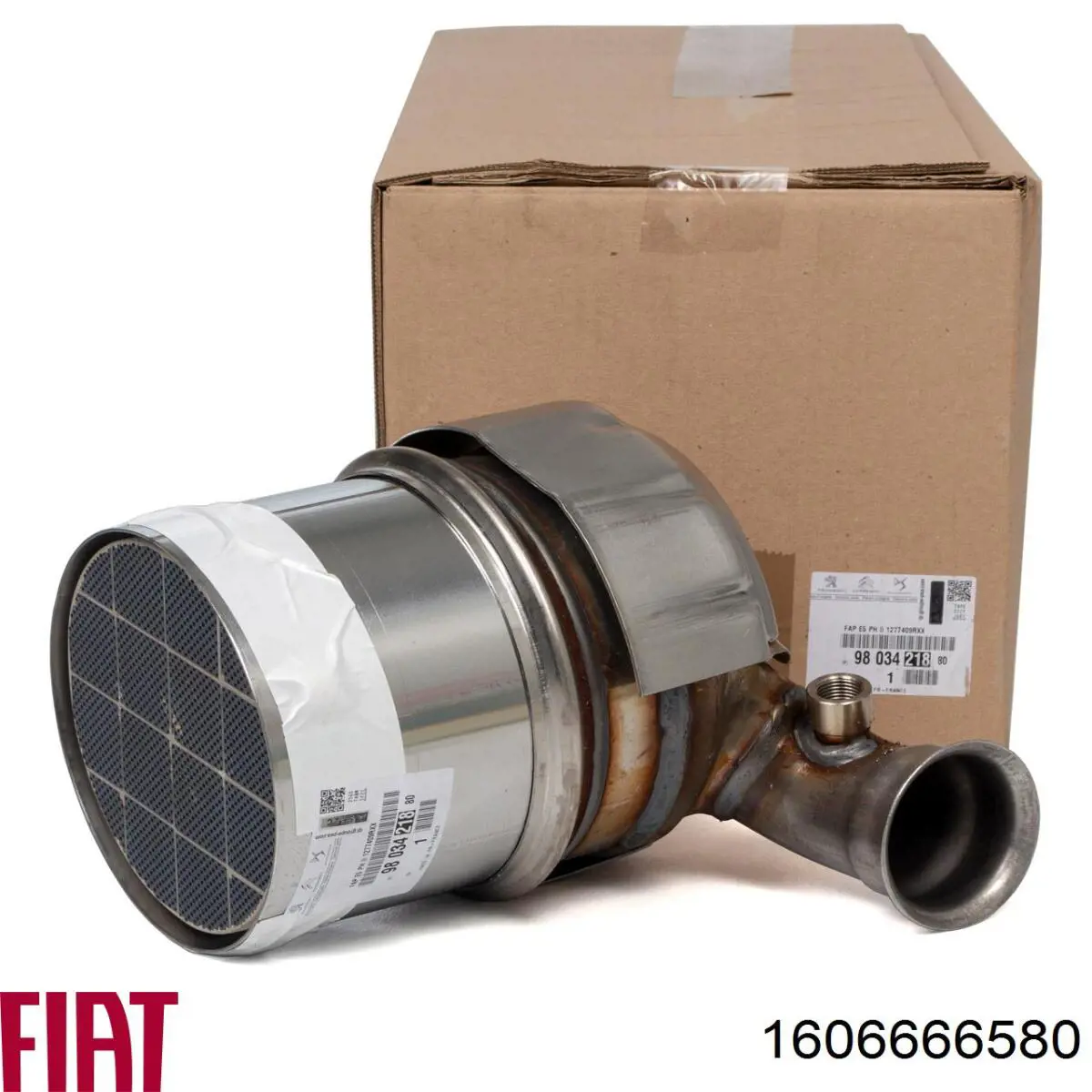 1606666580 Fiat/Alfa/Lancia Abrazadera delantera del silenciador