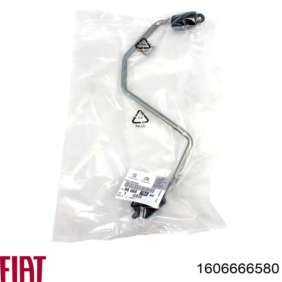 Abrazadera de sujeción delantera 1606666580 Fiat/Alfa/Lancia