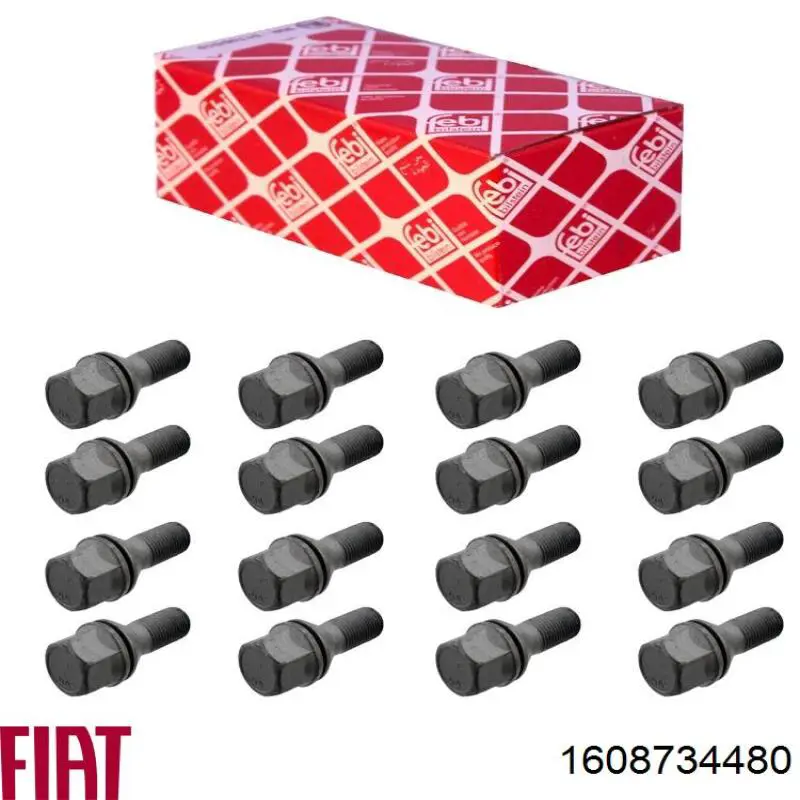 Tornillos para ruedas Fiat/Alfa/Lancia 1608734480 precio, desde 1,77 EUR