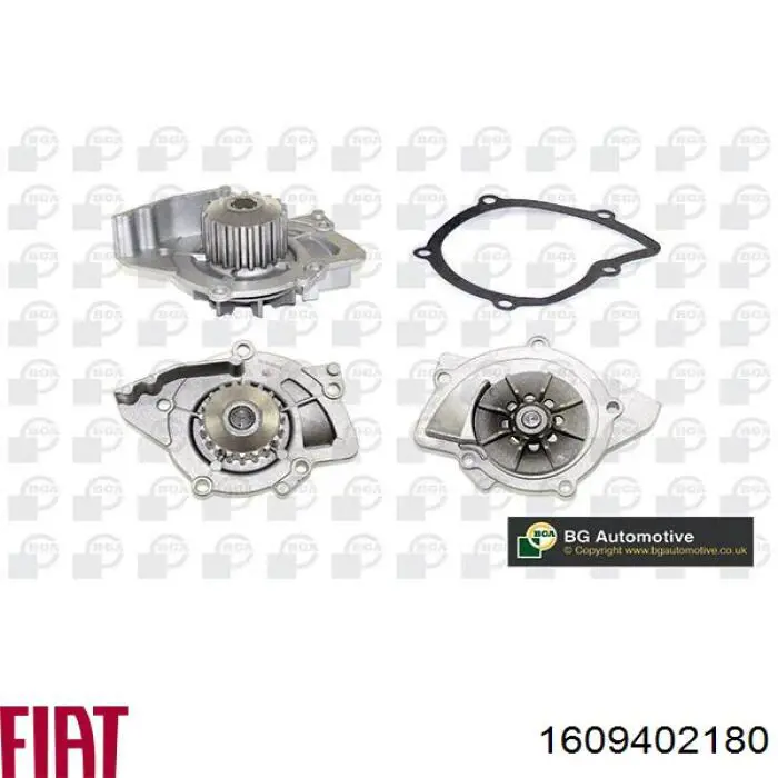 Bombeadora de agua Fiat/Alfa/Lancia 1609402180 precio, desde 30,30 EUR