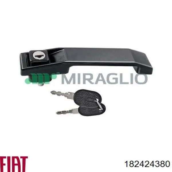 182424380 Fiat/Alfa/Lancia tirador de puerta exterior izquierdo delantero/trasero