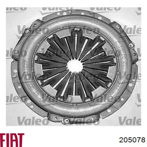 205078 Fiat/Alfa/Lancia kit de embrague (3 partes)