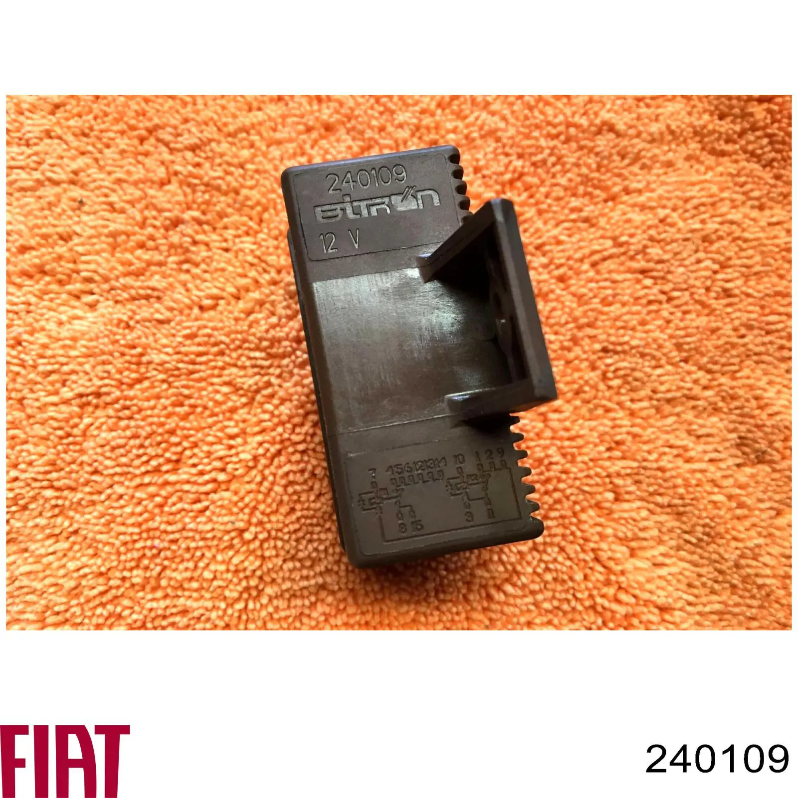Relé de bomba eléctrica de combustible Peugeot/Citroen 9627109680