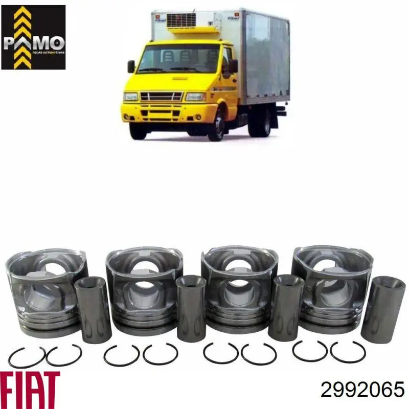 99000 Mahle Original Pistón