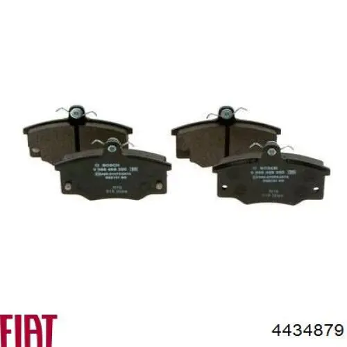 Pastillas de freno delanteras Fiat Tipo 160