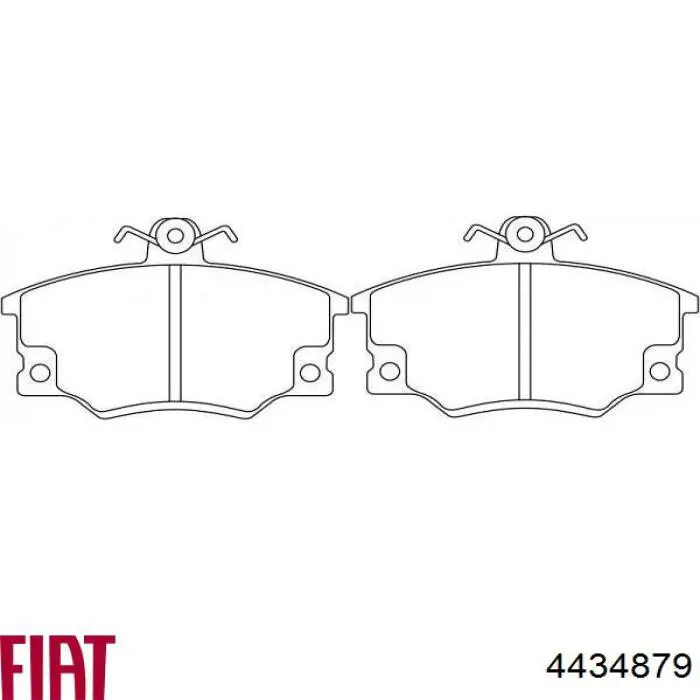 Pastillas de freno delanteras Fiat Tipo 160