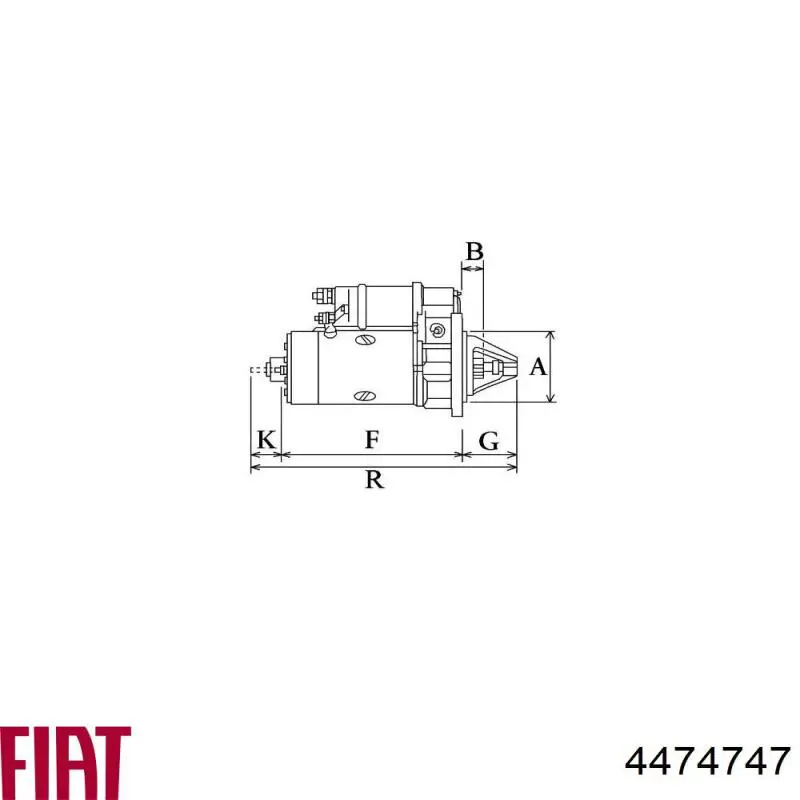Burro de arranque  Fiat/Alfa/Lancia 4474747 precio, desde 92,93 EUR