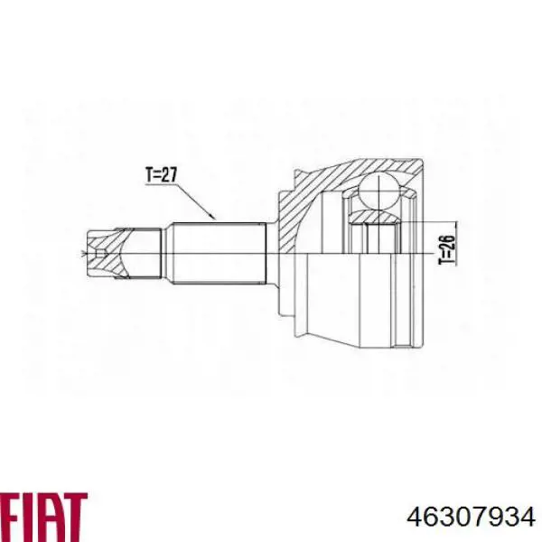 Junta homocinetica ZR7282 ZetA-Erre