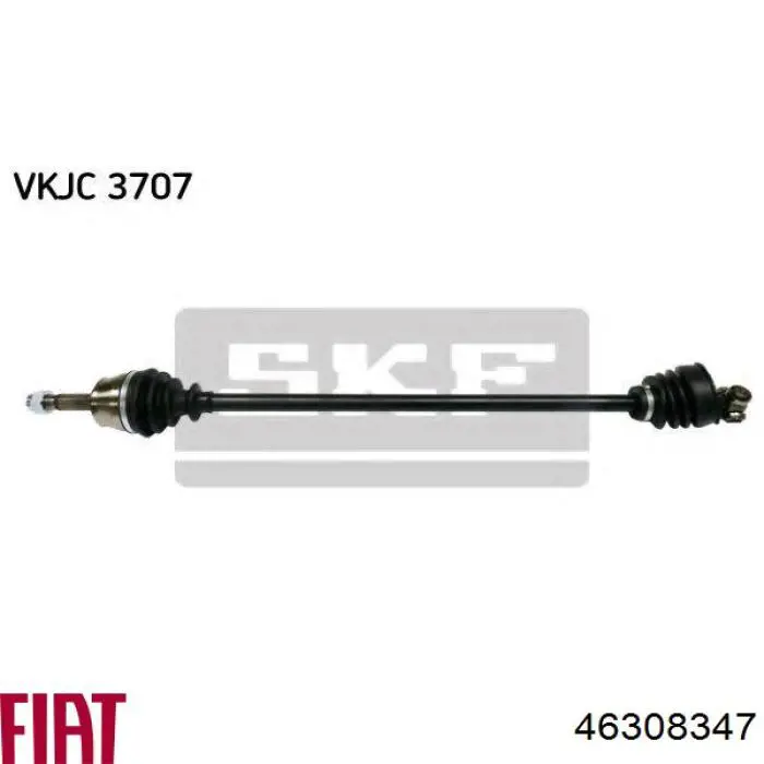 Semieje delantero derecho 46307999 Fiat/Alfa/Lancia