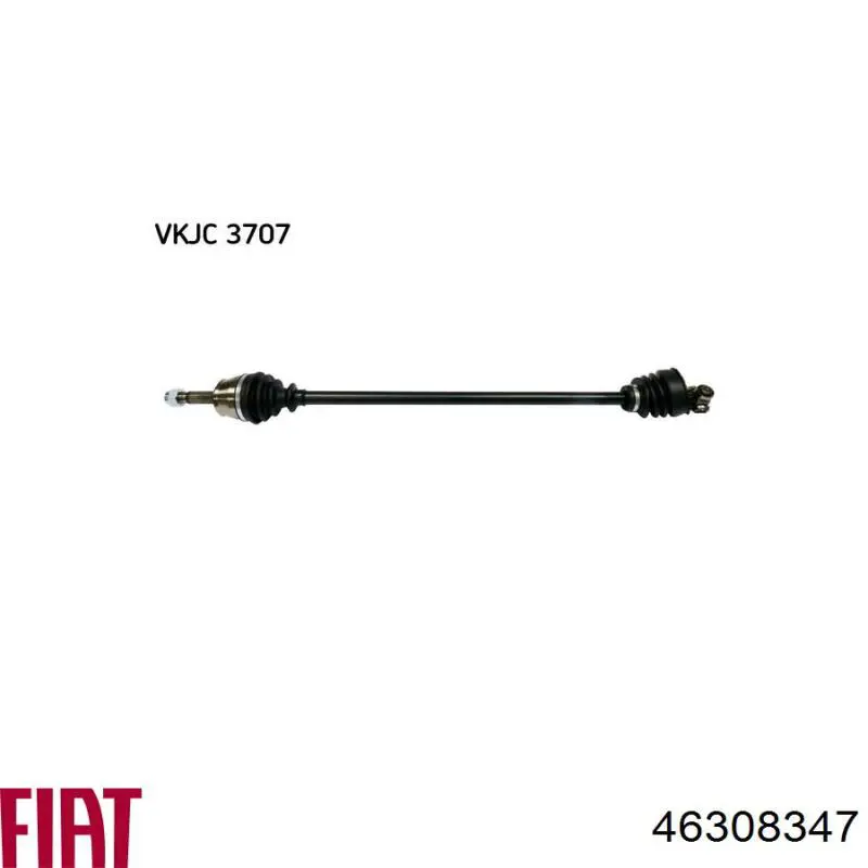 Semieje delantero derecho 46307999 Fiat/Alfa/Lancia