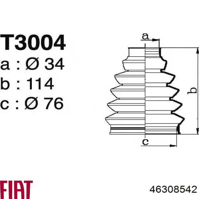 46308542 Fiat/Alfa/Lancia