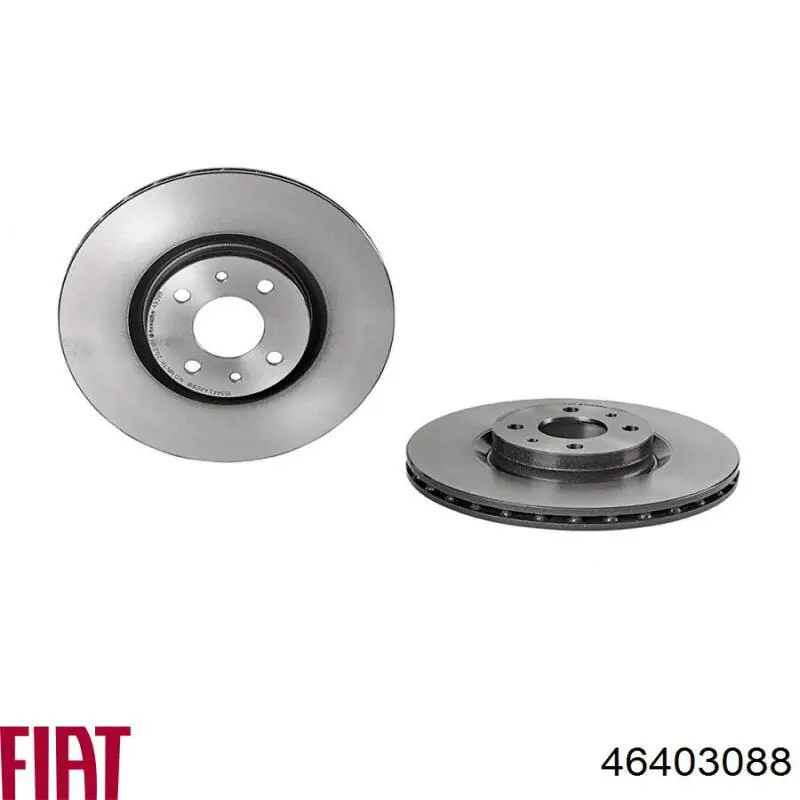 Disco de freno 46403088 Fiat/Alfa/Lancia