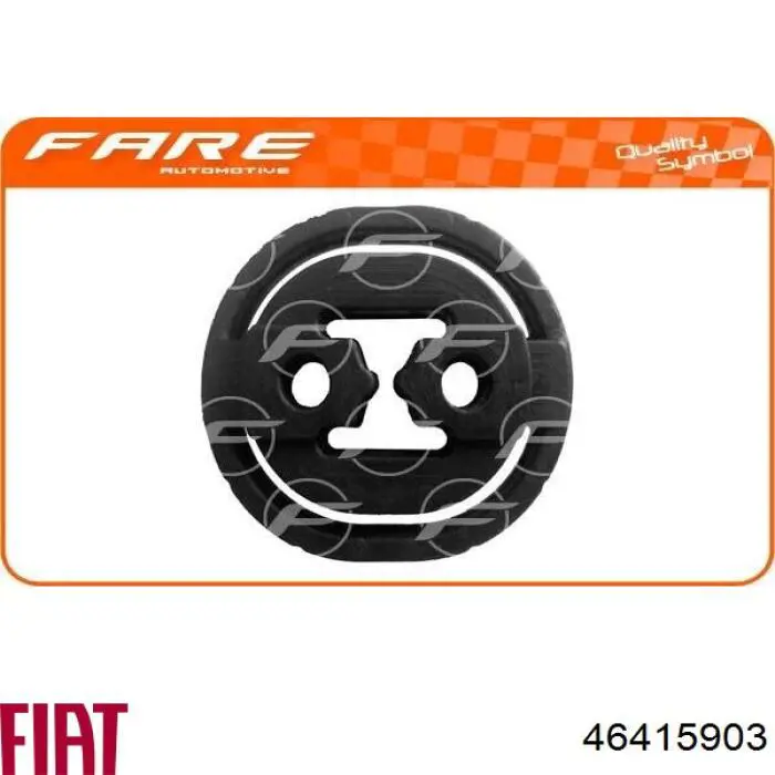 Soporte, silenciador Ford Fiesta JH, JD