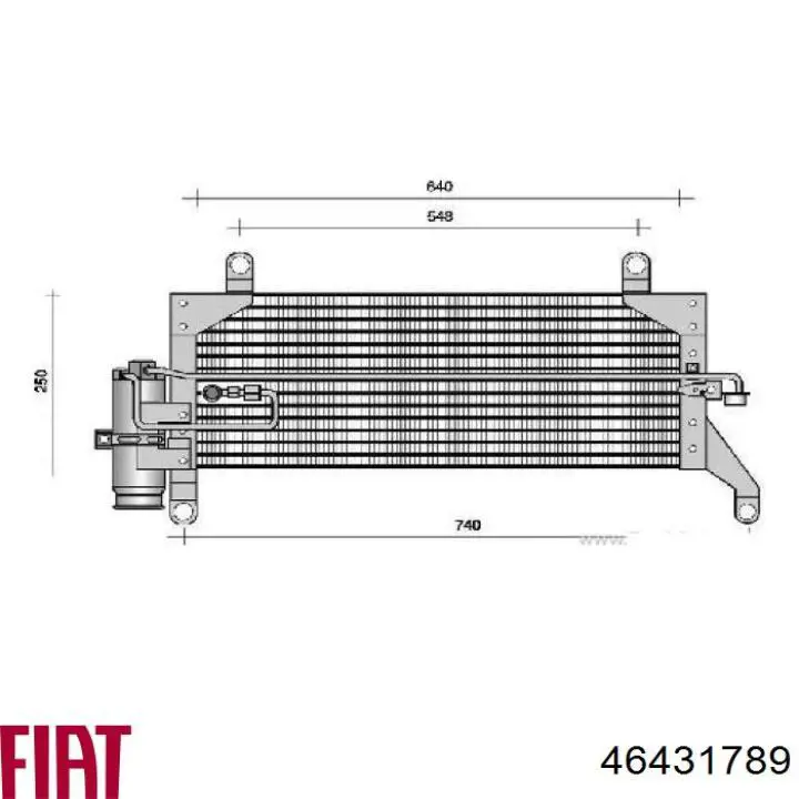 Condensador Fiat Punto 