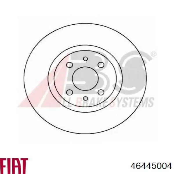 46445004 Fiat/Alfa/Lancia disco de freno delantero