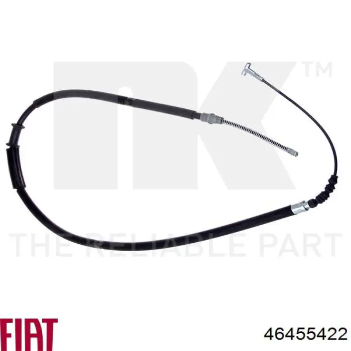 7773000 Fiat/Alfa/Lancia cable de freno de mano trasero derecho