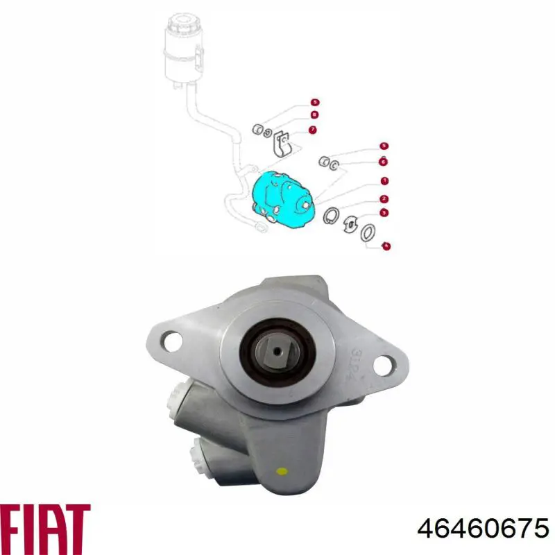 Bomba de dirección 46460675 Fiat/Alfa/Lancia