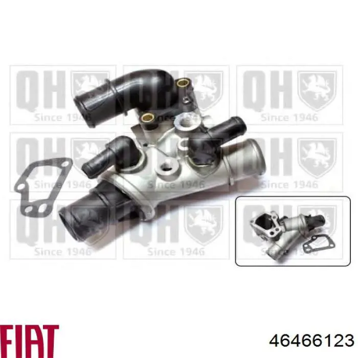 0046466123 Fiat/Alfa/Lancia caja del termostato