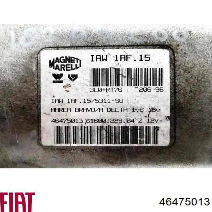 Módulo de control de inyección de combustible (ECU) Fiat/Alfa/Lancia 46456554 precio, desde 71,15 EUR