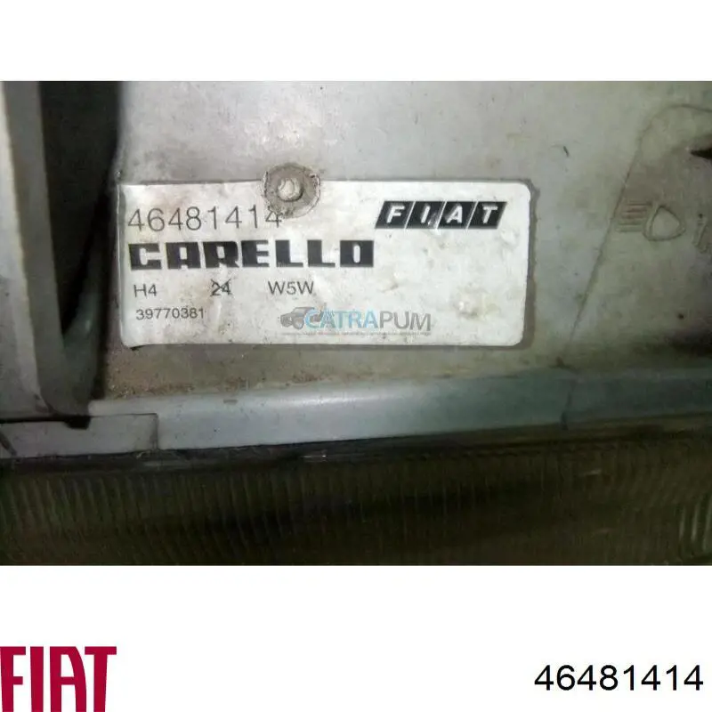 Faro izquierdo Fiat Punto 1 176