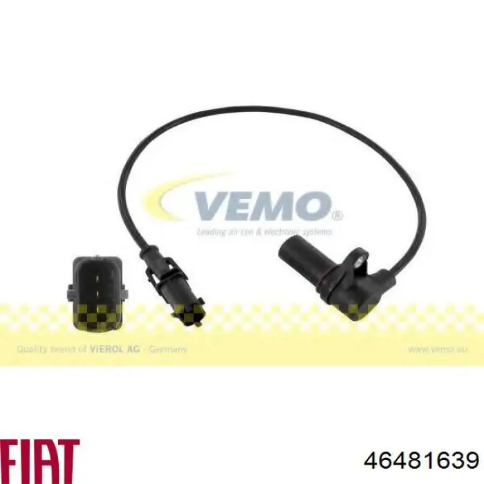 Sensor de cigüeñal 46481639 Fiat/Alfa/Lancia