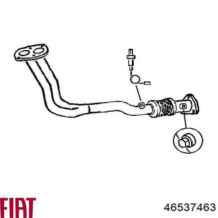 8671015718 Renault (RVI) tubo de admisión del silenciador de escape delantero