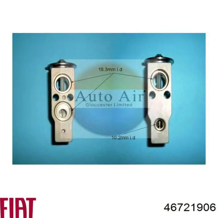 0046721906 Fiat/Alfa/Lancia válvula de expansión, aire acondicionado