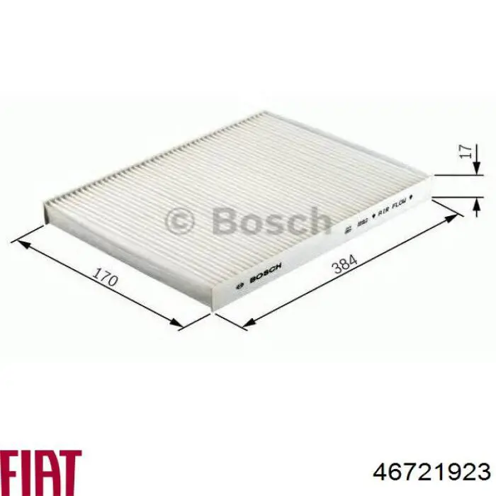 Filtro de cabina Fiat/Alfa/Lancia 46721923 precio, desde 8,65 EUR