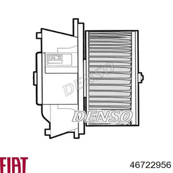 46722956 Fiat/Alfa/Lancia motor eléctrico, ventilador habitáculo
