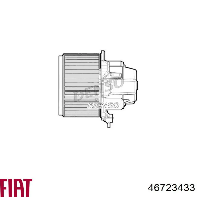 46723433 Fiat/Alfa/Lancia motor eléctrico, ventilador habitáculo