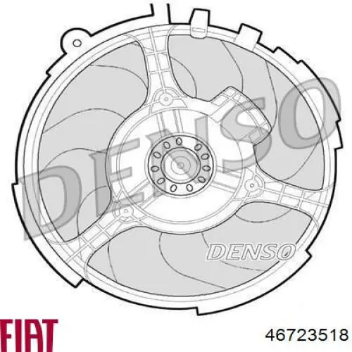 Ventilador de radiador Fiat/Alfa/Lancia 46723518 precio, desde 76,29 EUR