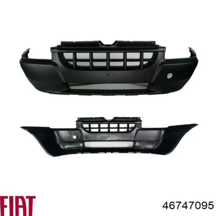 46747095 Fiat/Alfa/Lancia Refuerzo parachoque delantero