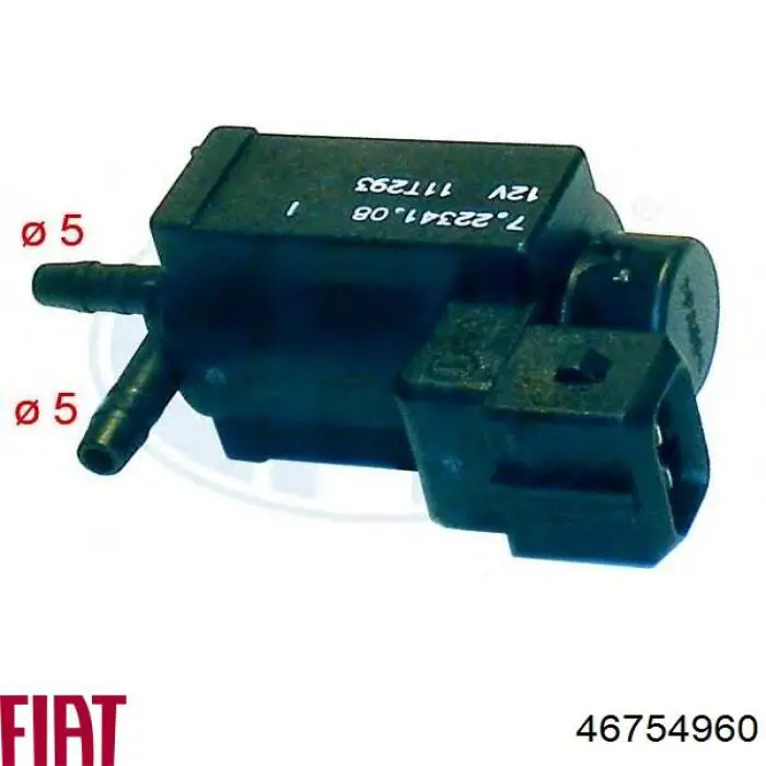 Transductor de presión, control de gases de escape para Fiat Doblo (119)