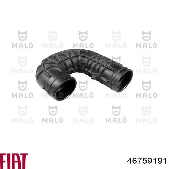 46759191 Fiat/Alfa/Lancia tubo flexible de aspiración, salida del filtro de aire