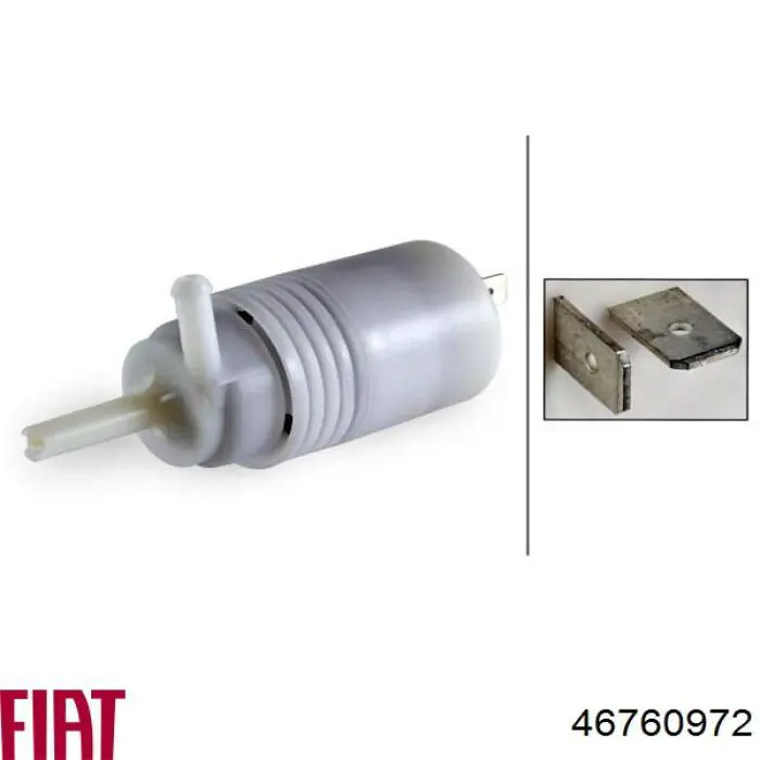 Comprar 46760972 Fiat/Alfa/Lancia Bomba de agua limpiaparabrisas, delantera